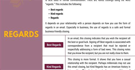 best regards synonym